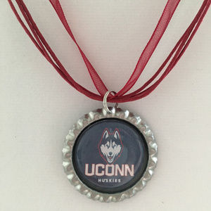 UCONN HUSKIES Handmade Necklace